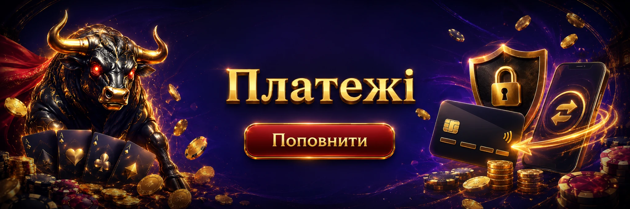Платежі El Toro Casino — поповнення та виведення
